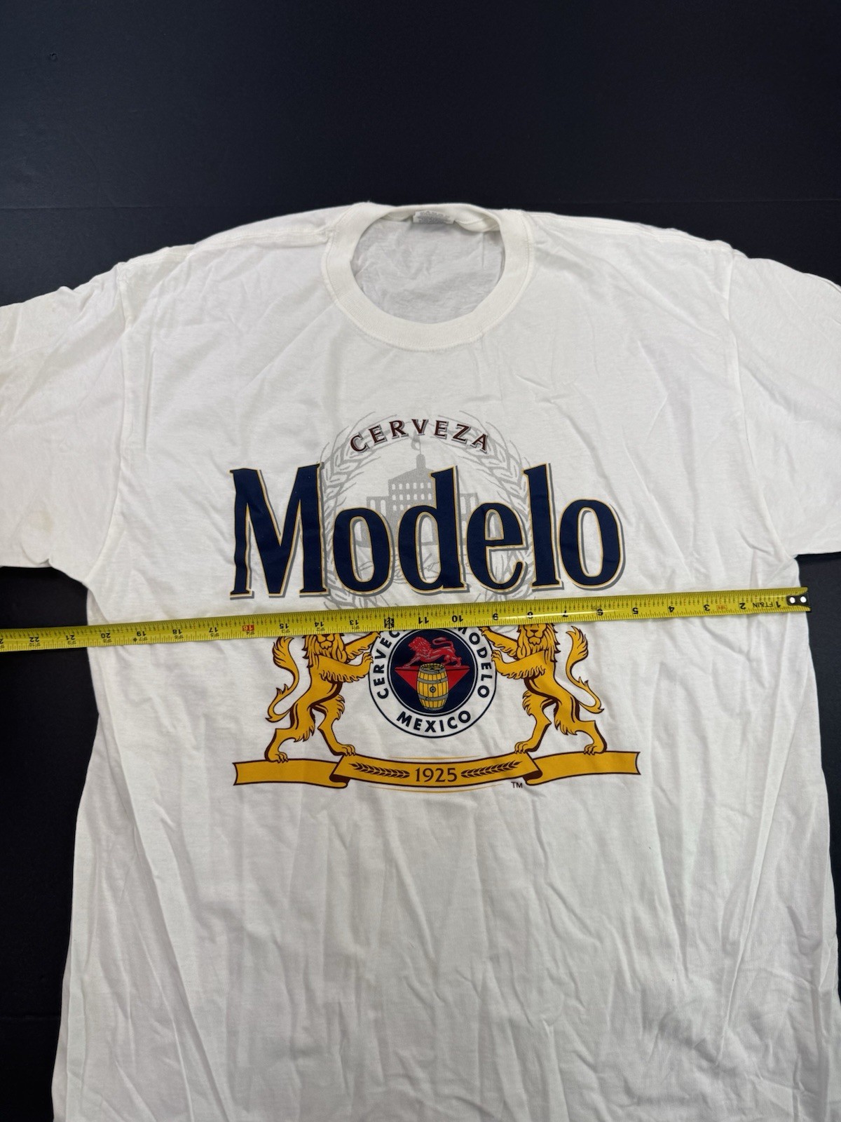 Modelo Mexican Beer T-Shirt Men’s Sz Large White Graphic Print BRAND NEW NEW gallery