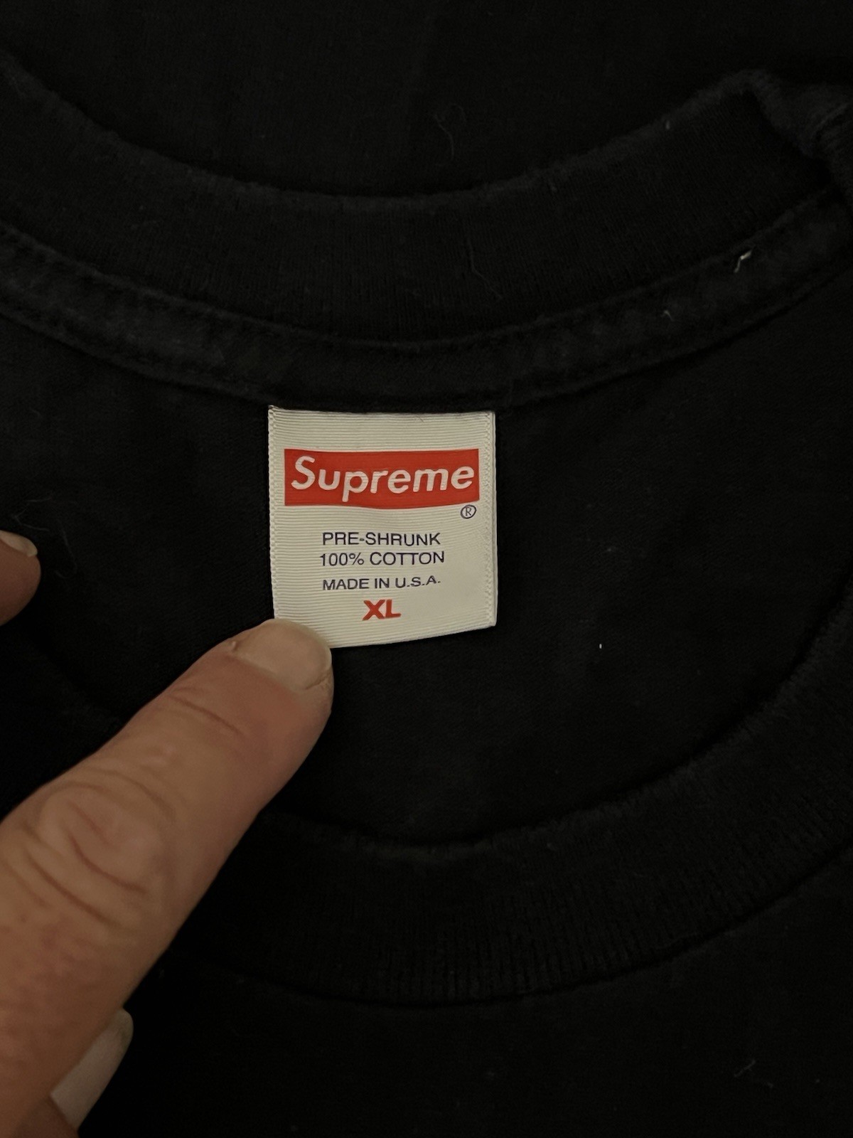 Supreme Rick Rubin Photo Tee Black XL Brand gallery