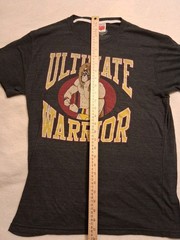 Ultimate Warrior WWE WWF Graphic T-Shirt Dark Gray Men’s Size L Large