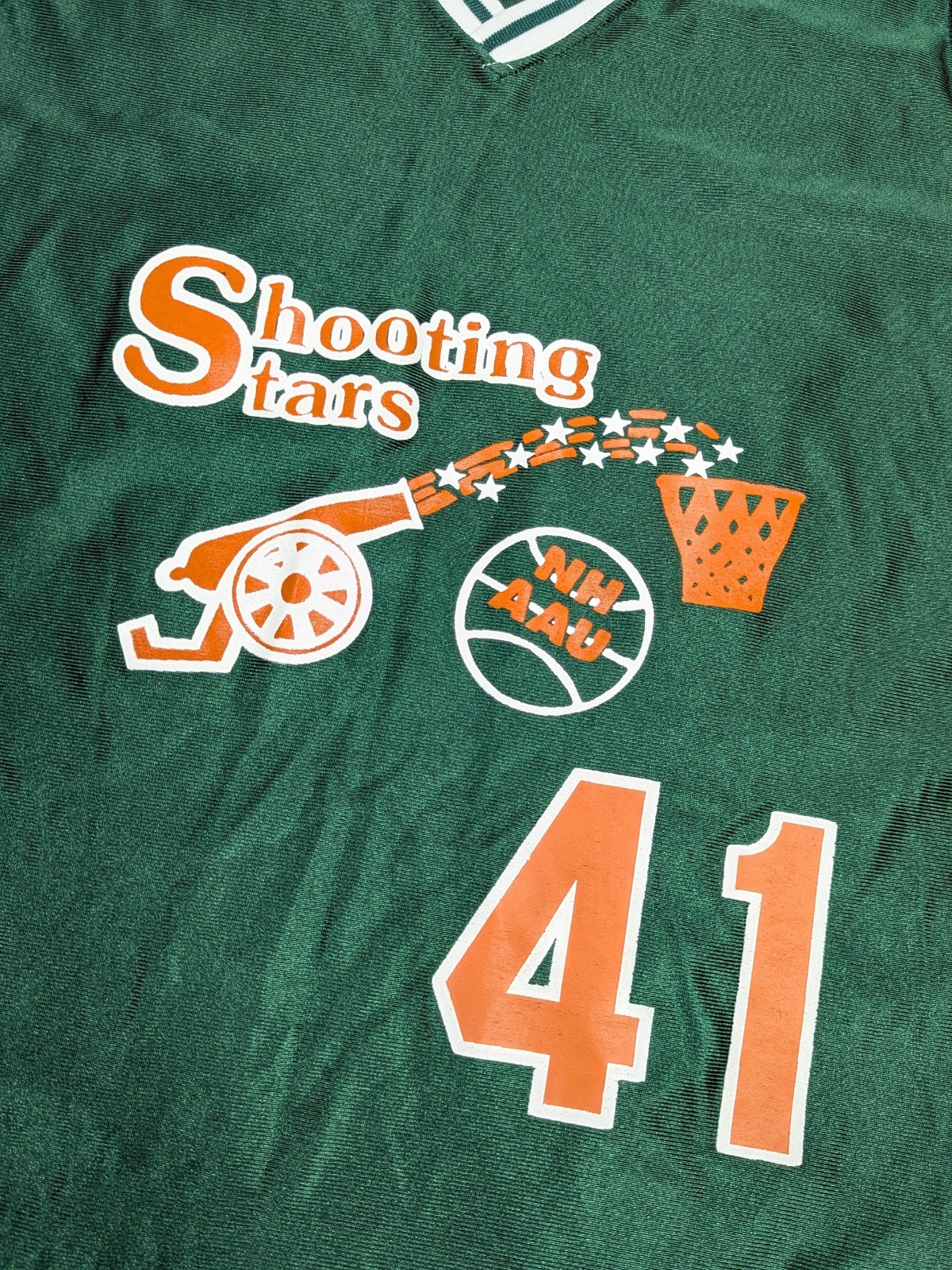 DON ALLISON Vtg New Hampshire AAU Shooting Stars Basketball Jersey Shiny Large gallery