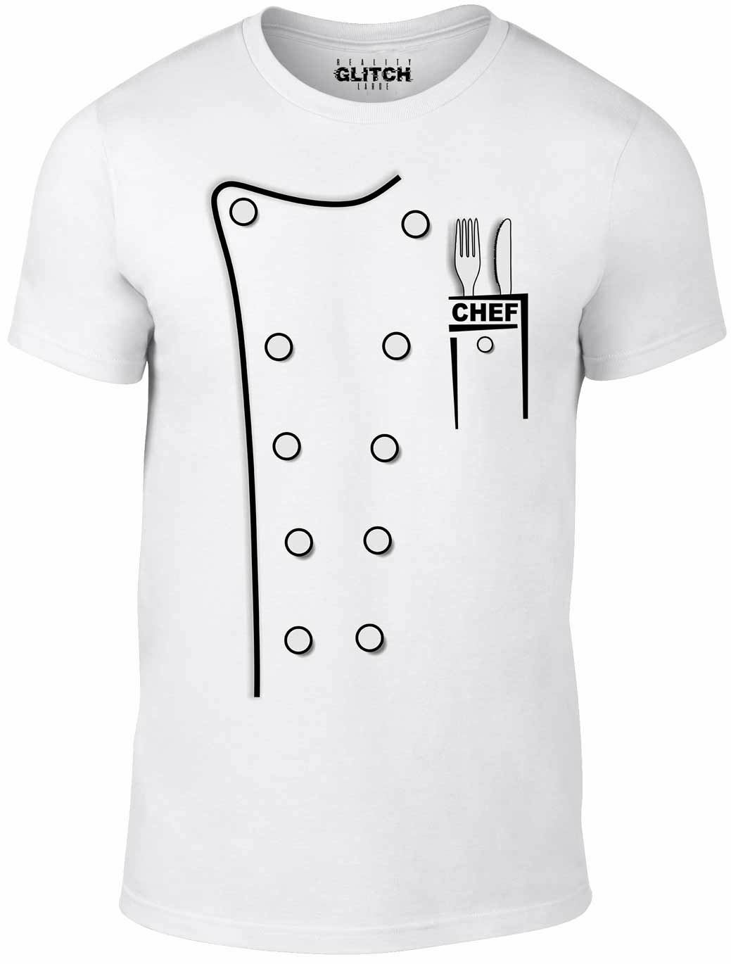Chef Whites T-Shirt – Men’s Funny Cooking Gift Cook Food Outfit Kitchen Costume