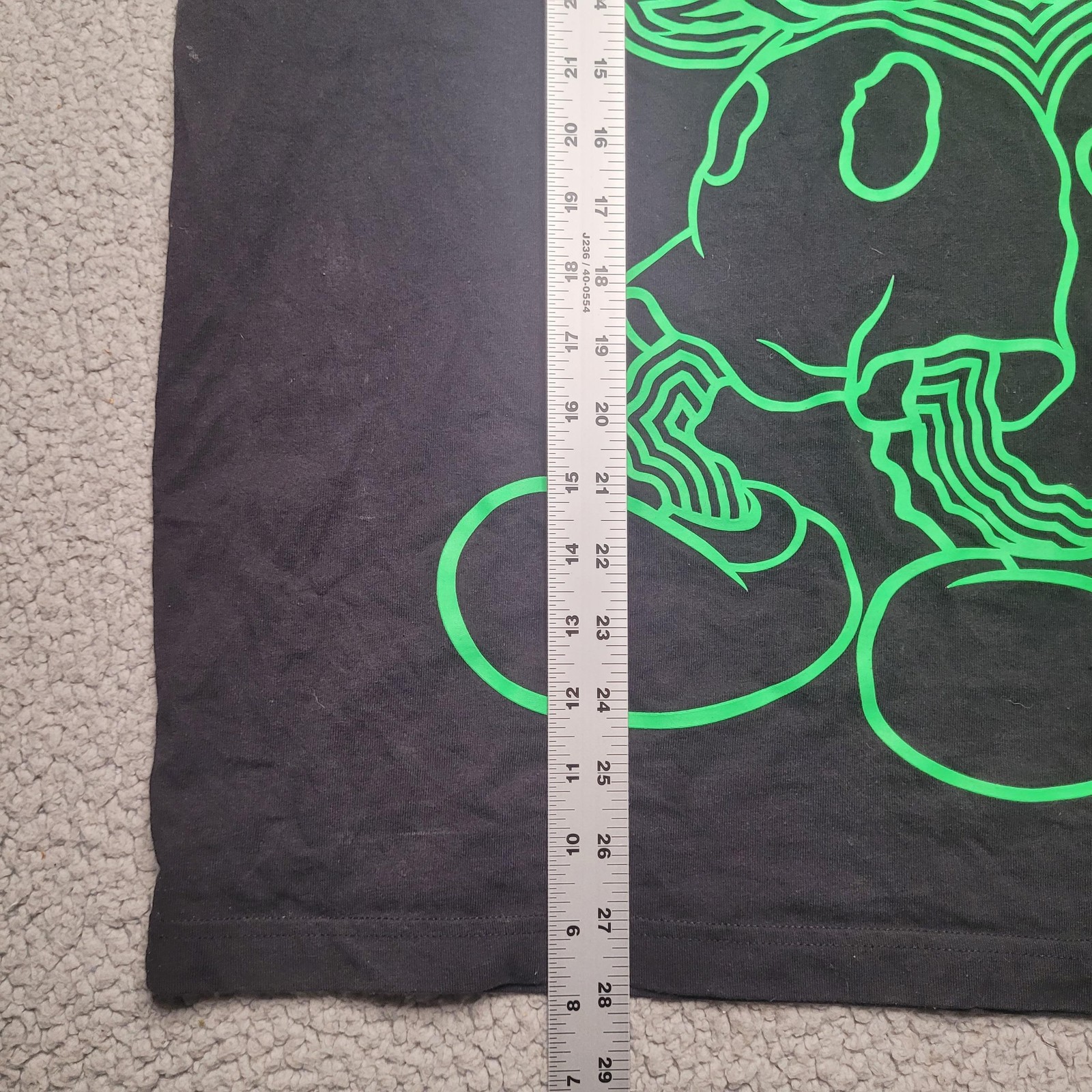 Iceberg T-Shirt Mens Large Black Neon Green Mickey Mouse Disney Cartoon Graphic gallery