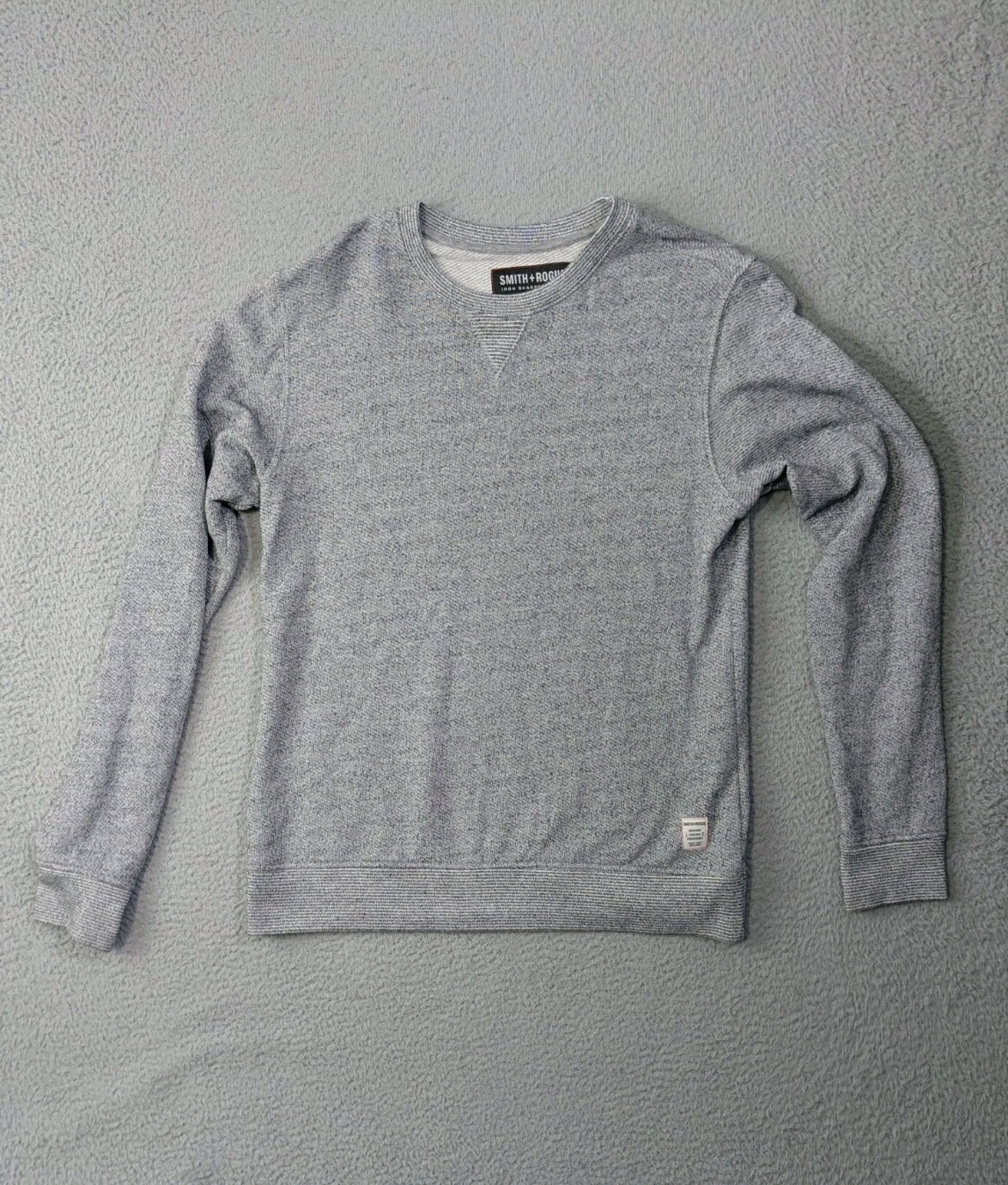 Smith and Rogue Shirt Small Sweatshirt Style Long Sleeve Gray Western Pullover gallery