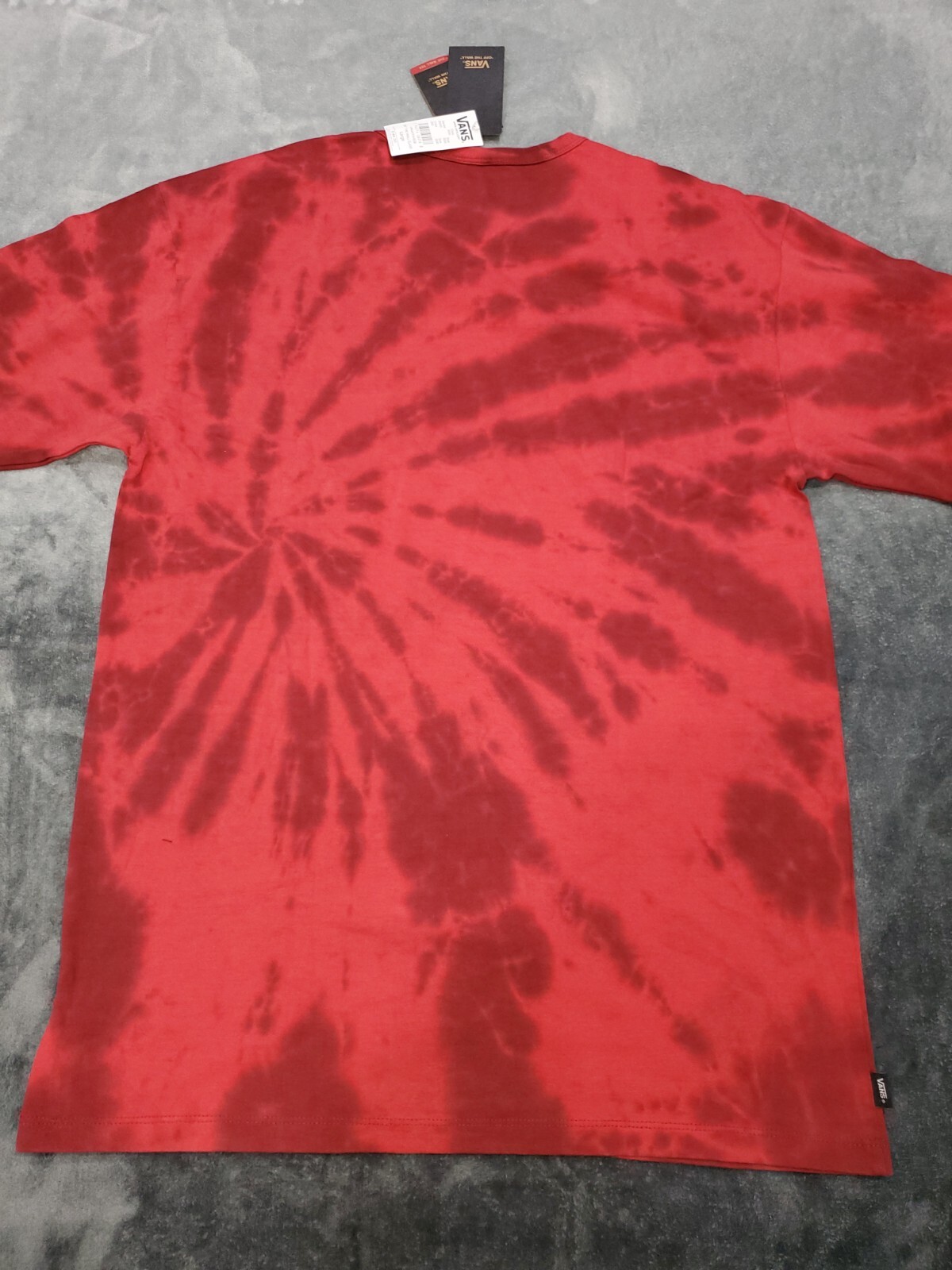 VANS OFF THE WALL SHORT SLEEVE RED T-SHIRT MENS CLASSIC FIT LARGE VN0A7PJHSQ6 gallery