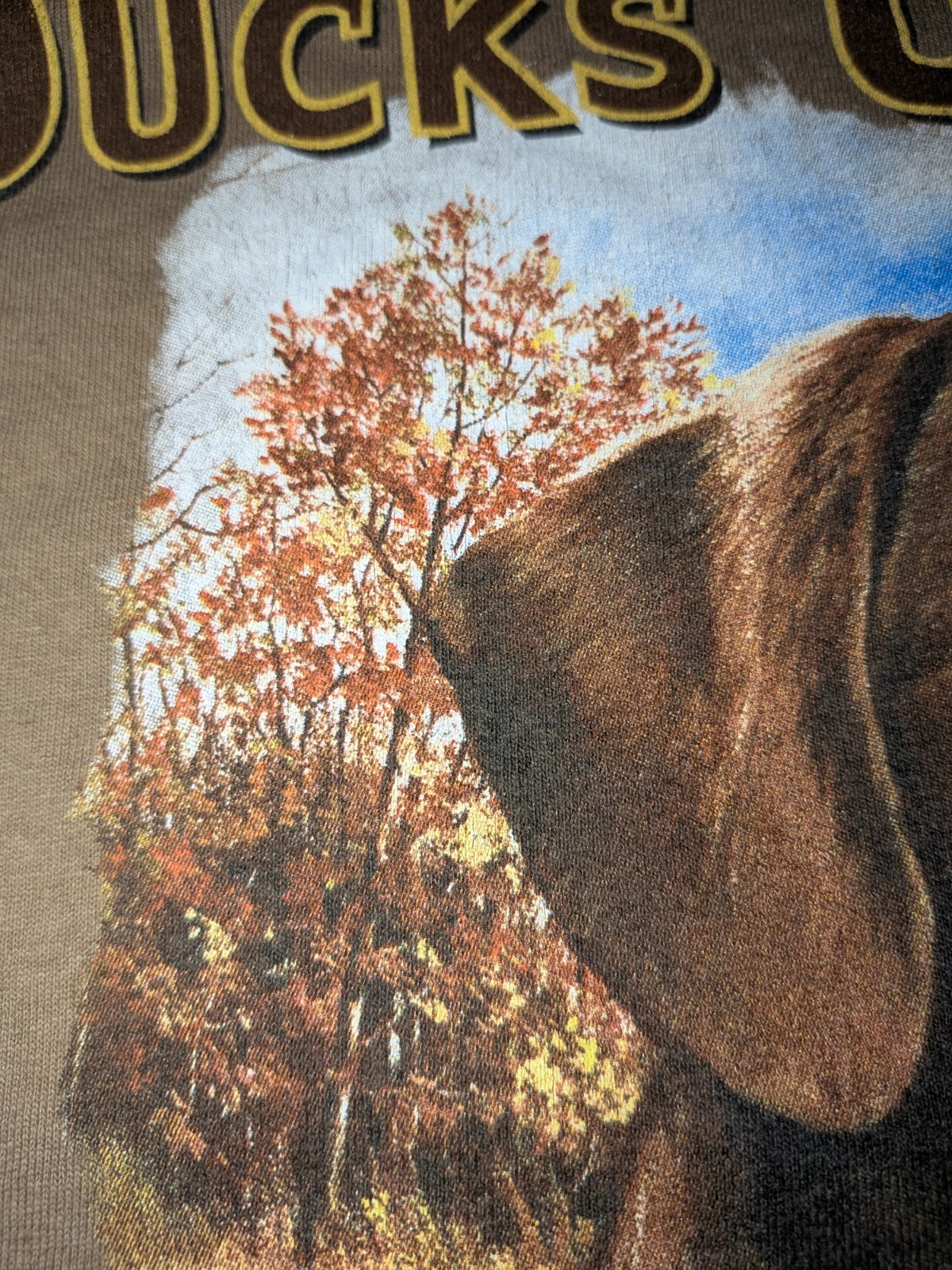 Artisans Ducks Unlimited Brown Dog Sportsman's Warehouse 90s Cotton Tee 2XL Vtg gallery