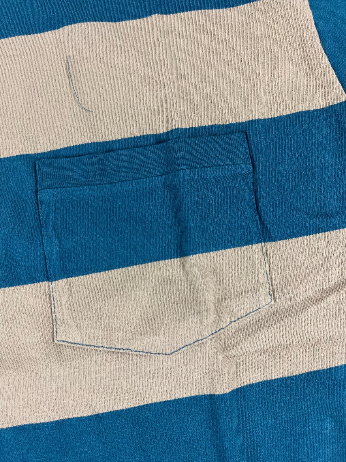 LEVIS VINTAGE CLOTHING LVC 1940’S SPLIT HEM T-SHIRT STRIPE BLUE/GRAY XL NWT gallery