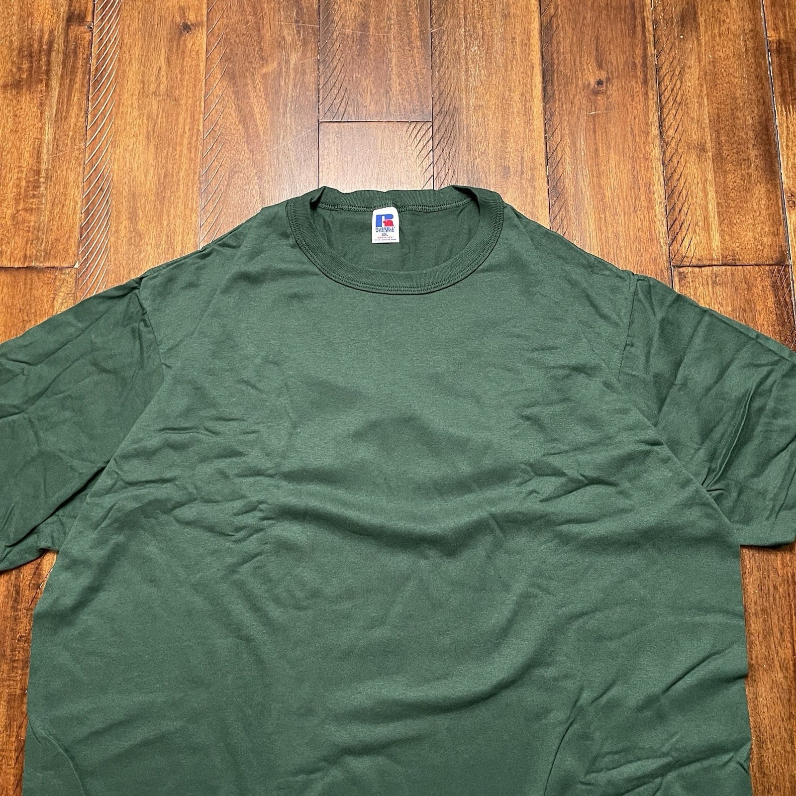 Vtg Russell Athletic XXL Pine Green Basic T-Shirt NWOT 27 gallery