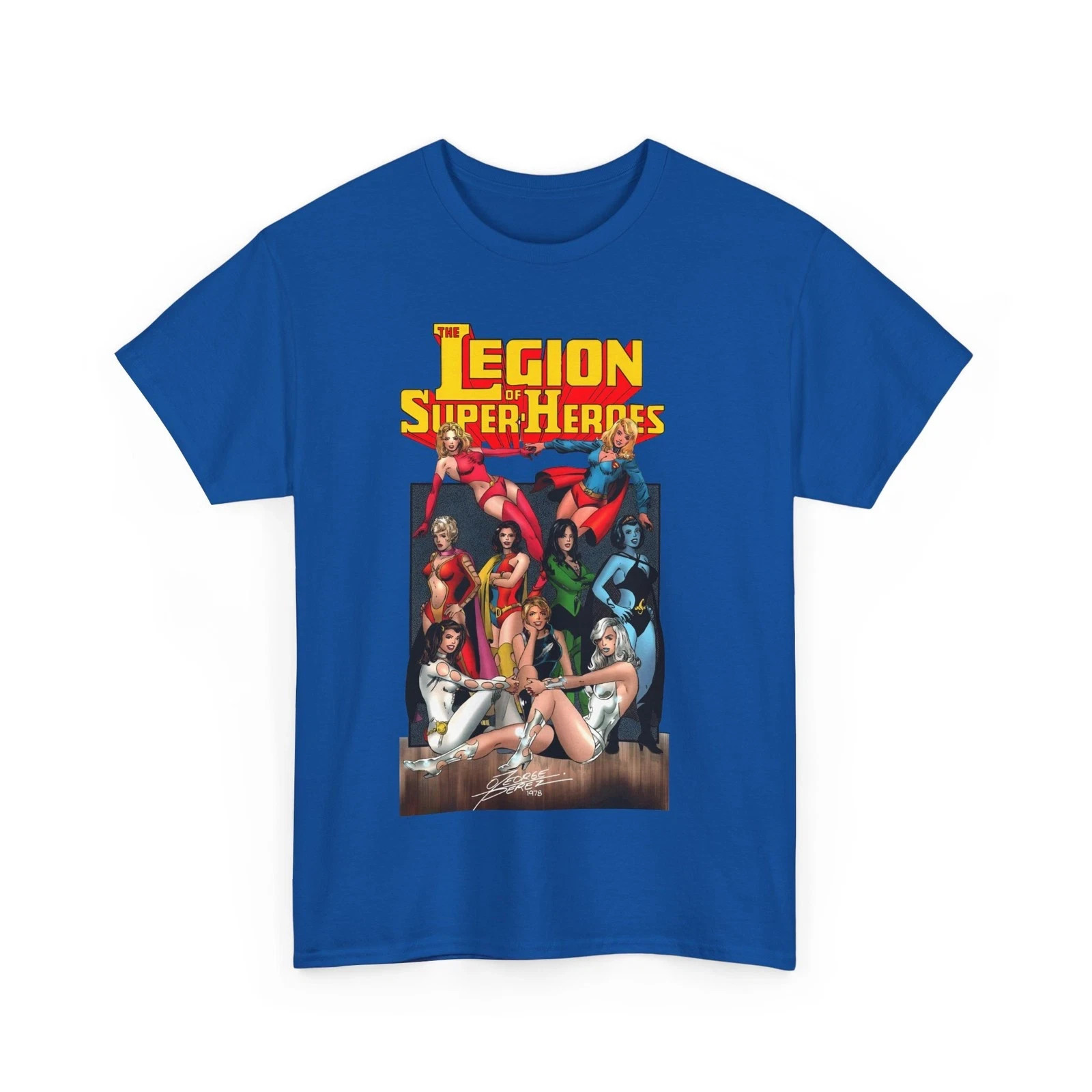 Legion of Super-Heroes T-Shirt - George Perez Art - Legion Women - Saturn Girl gallery
