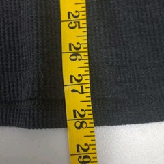 Members Mark Thermal Top Waffle Knit Mens L Black Heather Soft Wash Outdoor