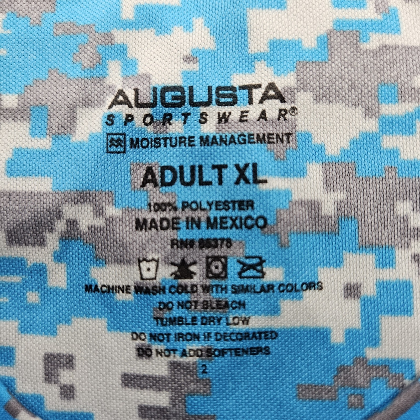 Augusta Sportswear Men's XL Blue Piedmont Printed T-Shirt gallery