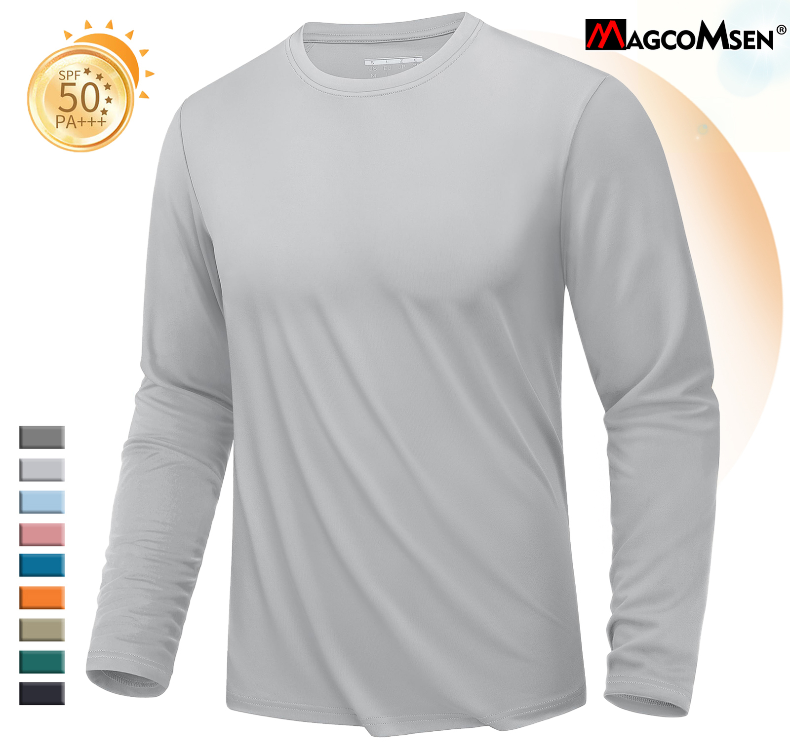 UPF50+ Men's Sun Protection Long Sleeve T-Shirt Quick Drying Performance Shirts gallery