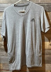 Adidas, Ultimate Tee, Men’s Large, Gray, Short Sleeve, Shirt
