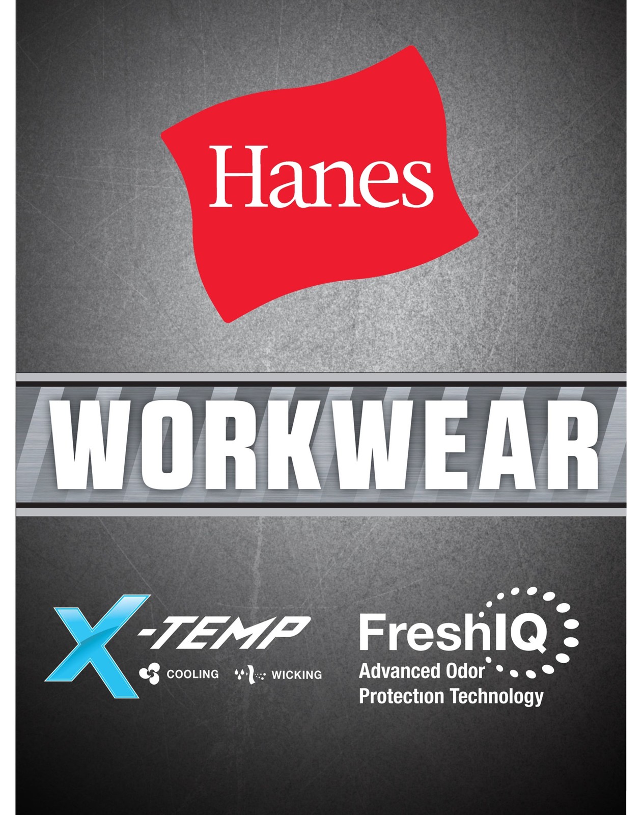 Hanes Men's T Shirt 2 Pack Pocket Short Sleeve Tee Value X Temp FreshIQ Workwear gallery