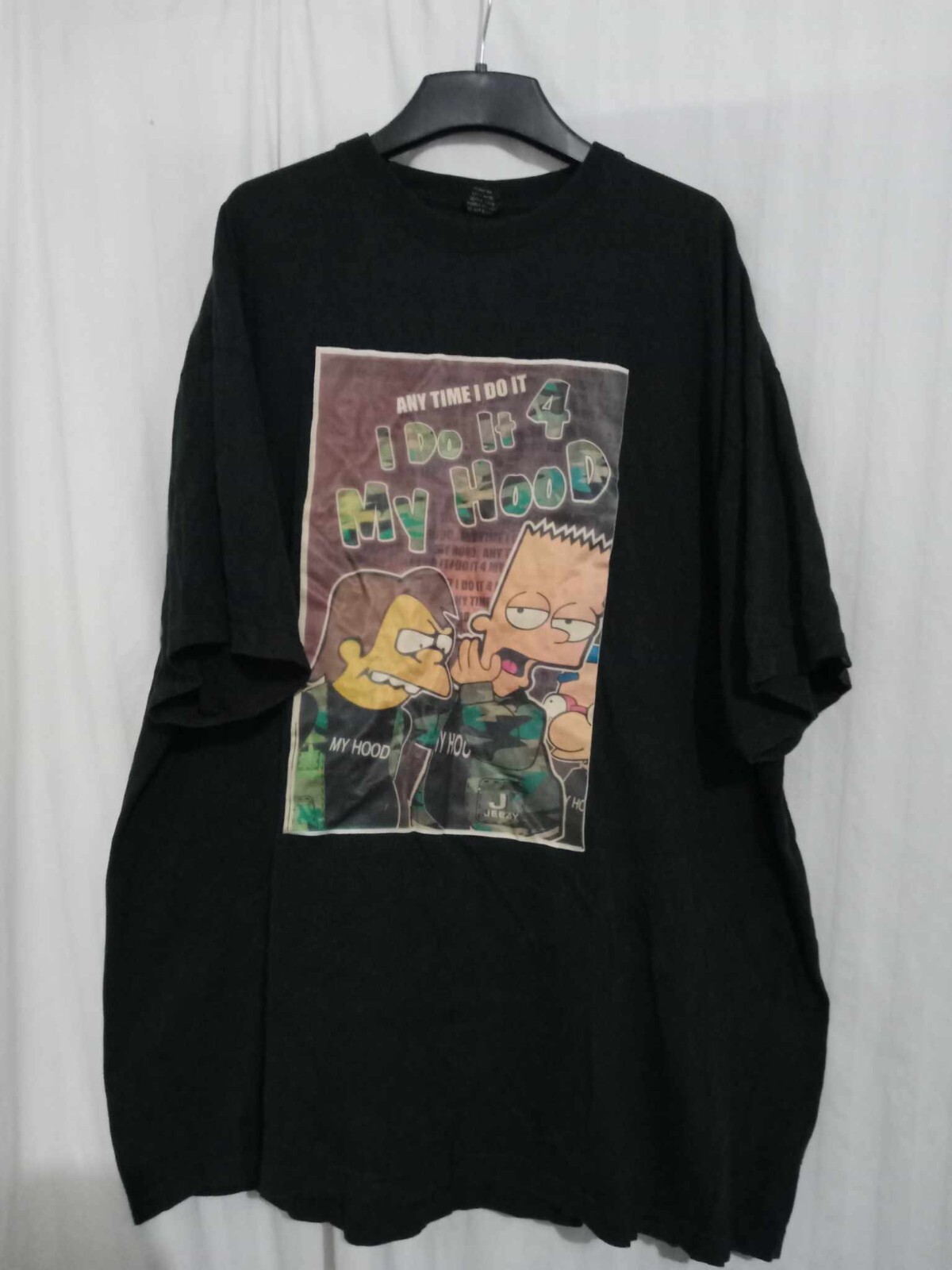 city lab t shirt any time i do it my hood Simpon (MMM2)