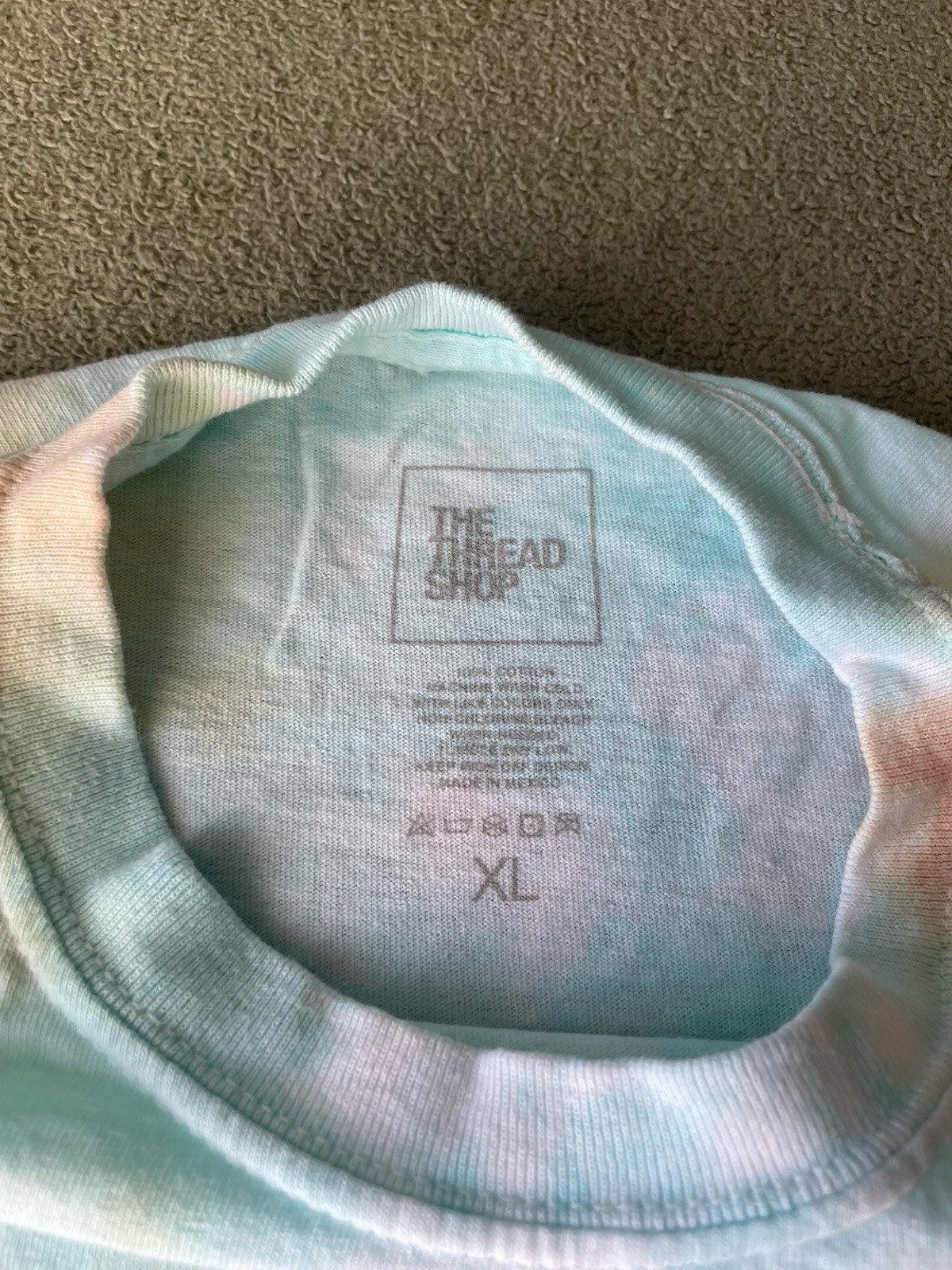 The Thread Shop I Need Love Tie Dye Shirt Size XL Unisex Brand New gallery