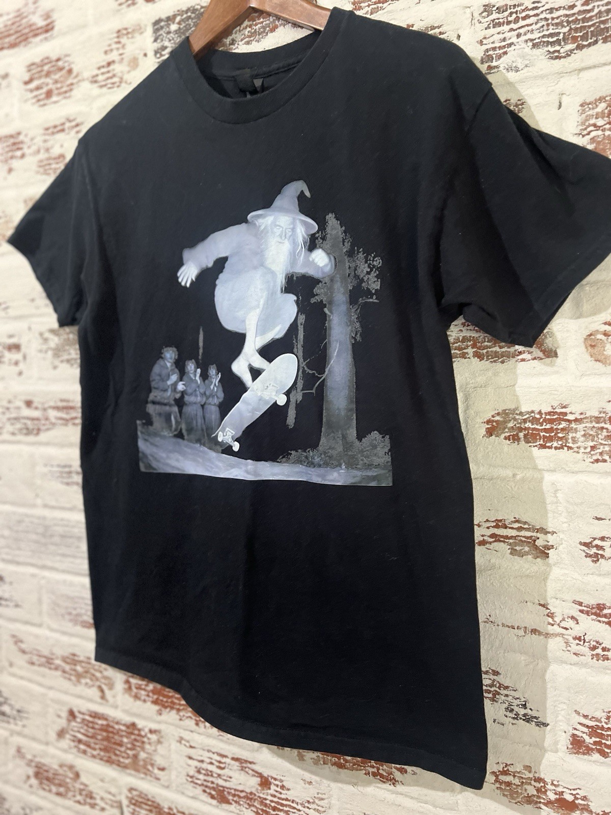 Lord Of The Rings T Shirt Gandalf Hobbits Skateboarding Streetwear Geek Gift S gallery