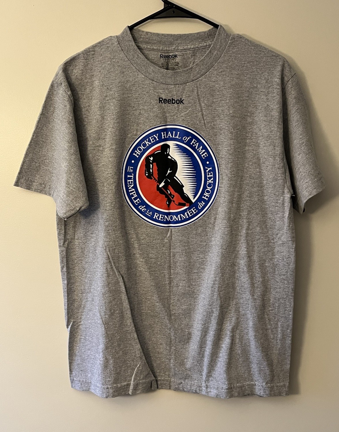 Vintage Hockey Hall of Fame Montreal Canada Graphic T-Shirt NHL Sz Medium Logo gallery