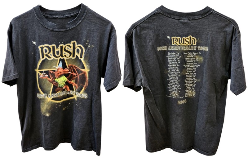 New Rush 30th Anniversary Tour Tee Reprint  S-235XL T-Shirt U18.250