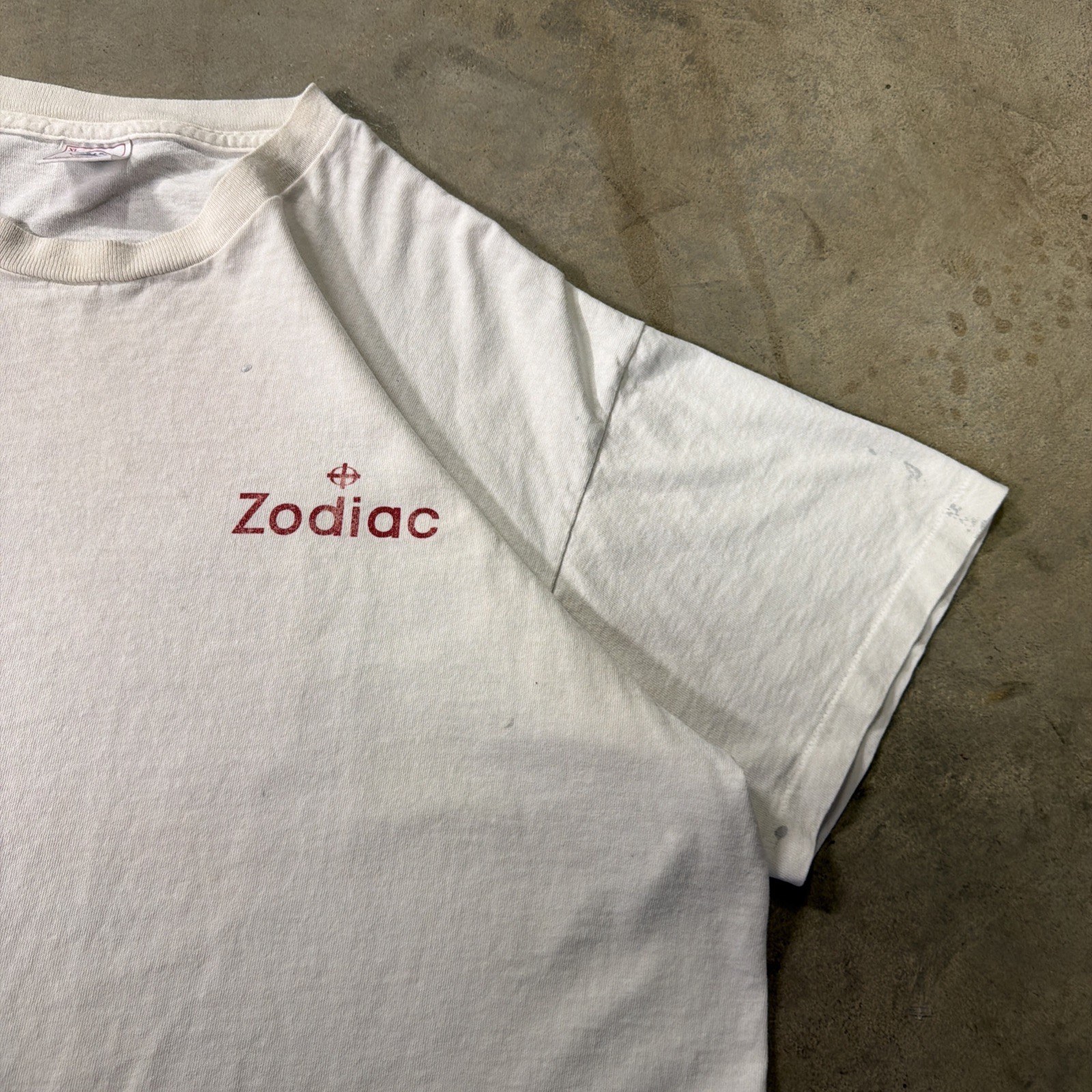 Vintage Watch Shirt Mens XL White 90s Zodiac Outdoors Nature RARE ACG Swatch USA gallery