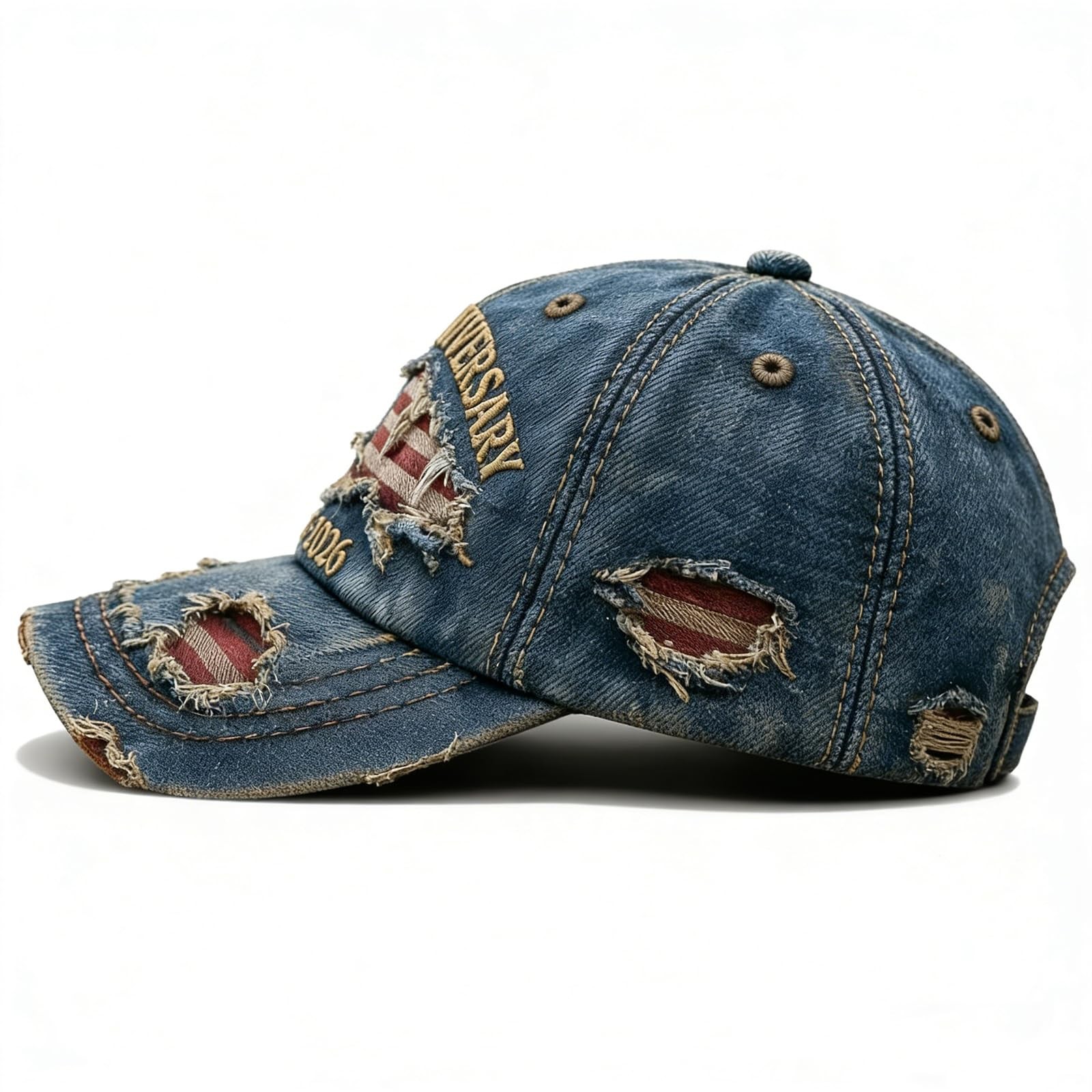 250 Anniversary USA Hat Adjustable Embroidered 250th Anniversary Patriotic Re... gallery