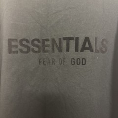 Fear of God ESSENTIALS Stretch Limo Long Sleeve Logo T-Shirt Size Large
