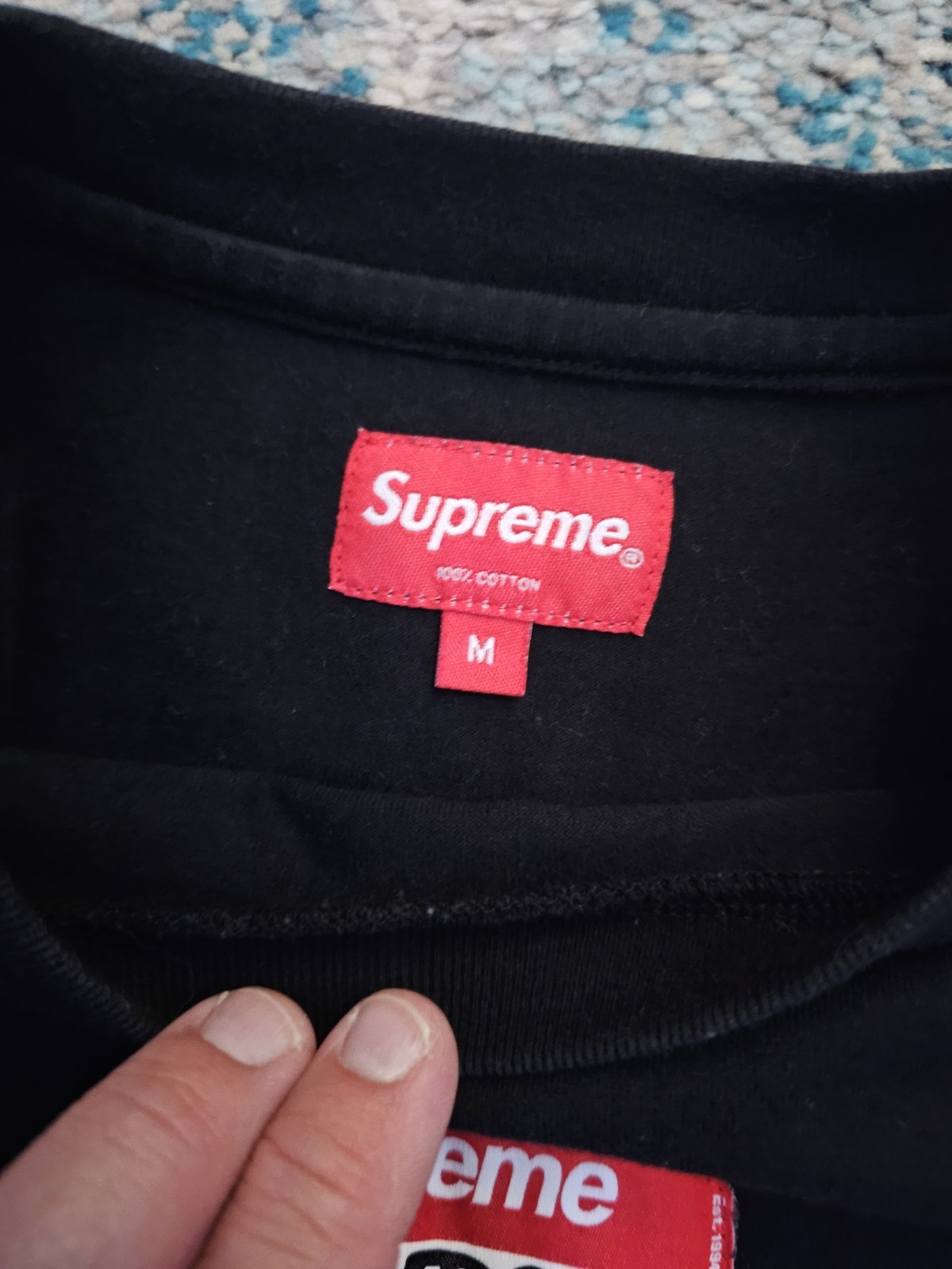 Supreme Gonz Nametag S/S Top BLACK MEDIUM FW21 gallery