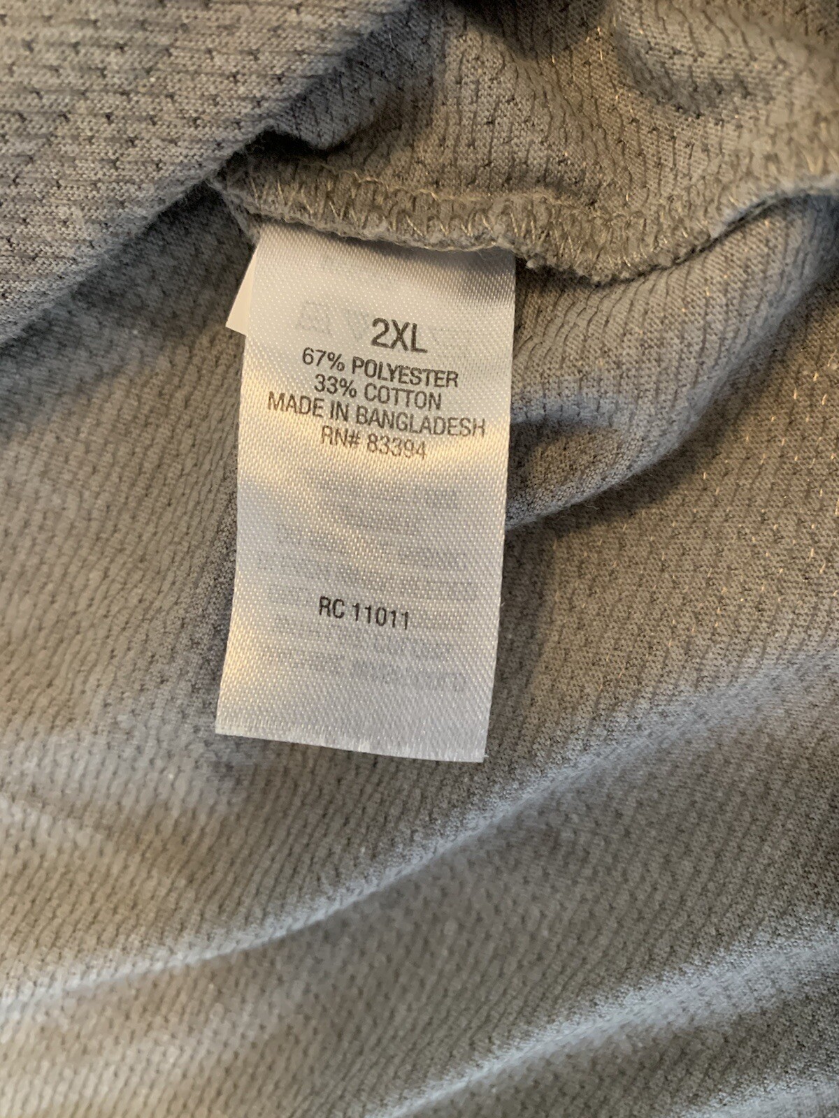 RIDGECUT TOUGHWEAR 2X-LARGE MEN'S LONG SLEEVE THERMAL GRAY POCKET gallery