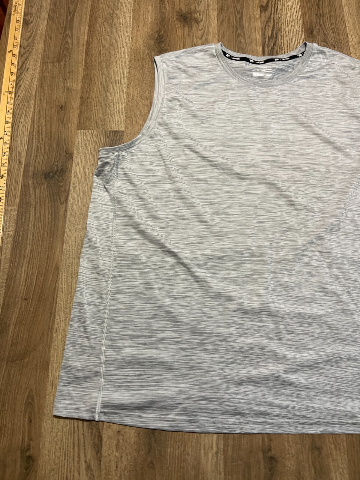 Tek Gear Tank Top, Men's Size 3XB, Grey, Athletic Wear, DryTek gallery