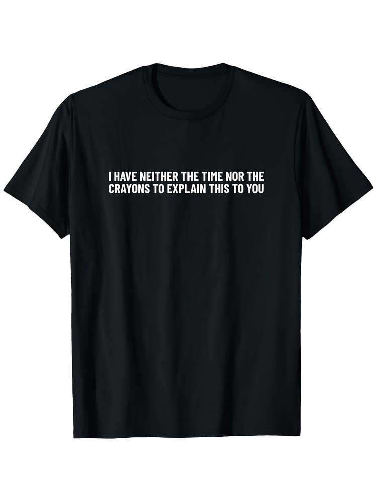 2025 Summer Short-Sleeved Printed T-Shirt Pure 220G, Crew Neck, Regular Fit,