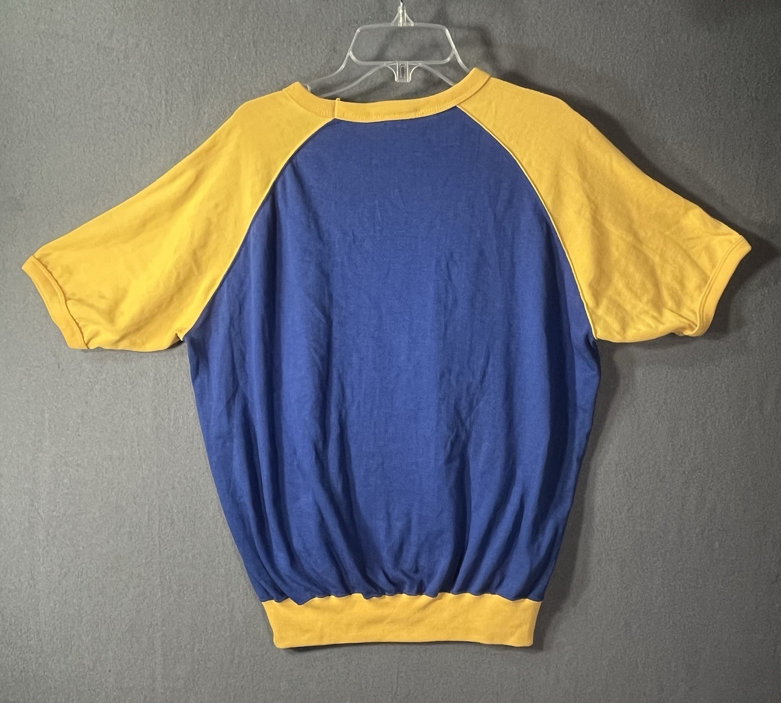 VTG Claybrooke Raglan Shirt Sportswear Gym 70s 80s Korea Colorblock See Photos gallery