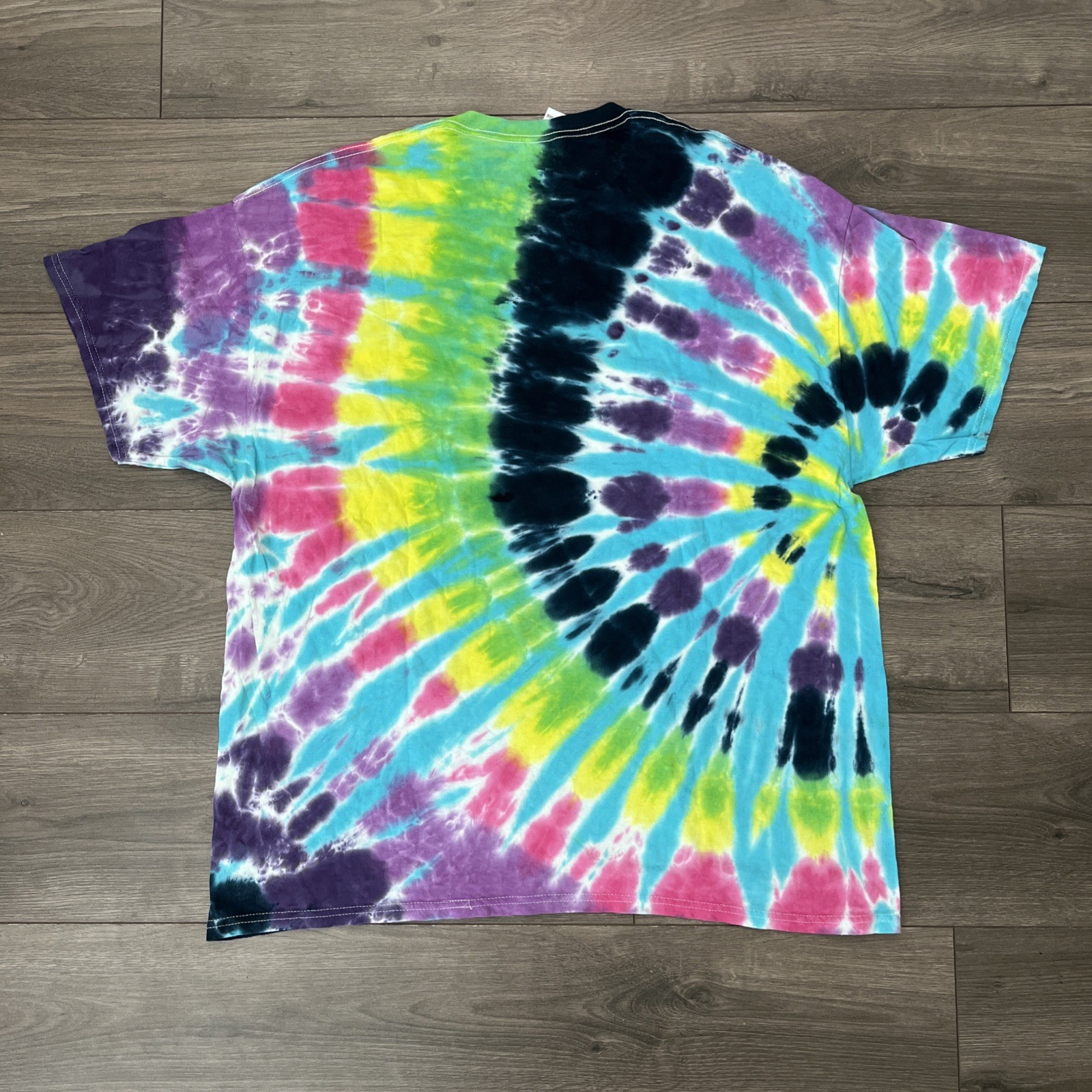 Colortone Tie Dye T Shirt Mens 2XL Multicolor Doobie Joint Graphic gallery