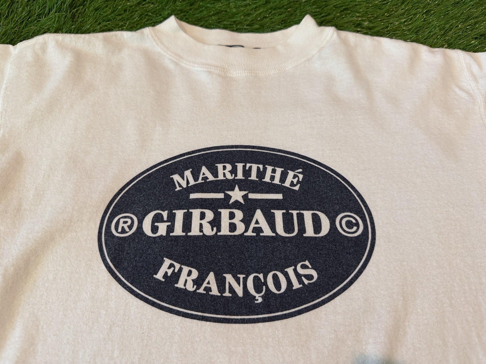 Vintage Marithe Francois Girbaud Logo Spell Out T Shirt 90s Y2K - Mens MEDIUM gallery