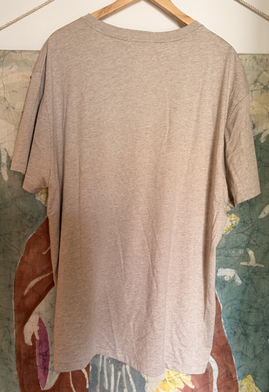 NWT Polo Ralph Lauren Classic Fit Cursive Stitched Embroidered Beige T-Shirt XL gallery