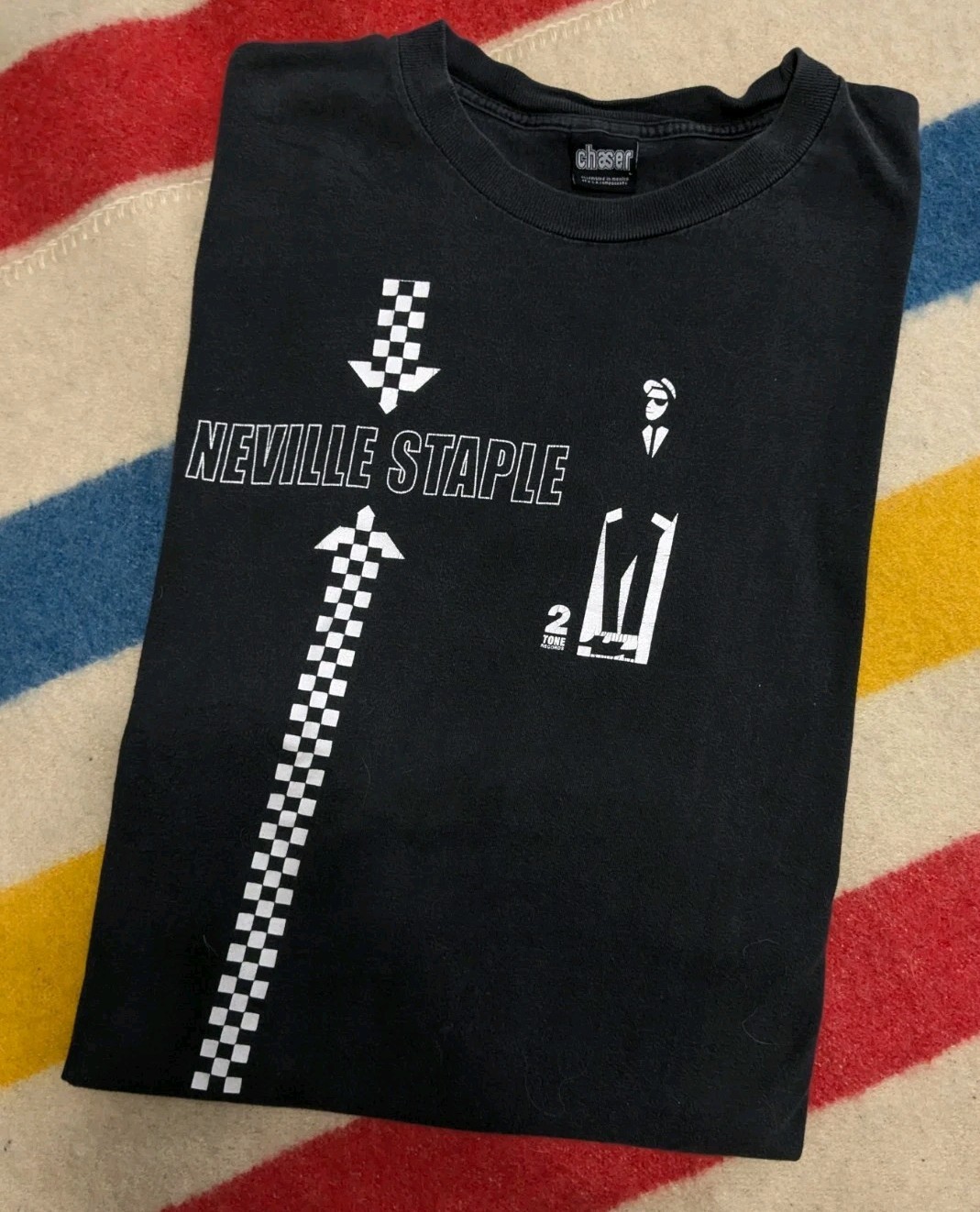 VTG Y2K 2 Tone Records Neville Staple The Specials Ska Music Promo T-Shirt L gallery