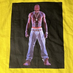 Supreme Tupac Hologram Tee Yellow Men’s XL SS20 Worn Once Graphic T Shirt