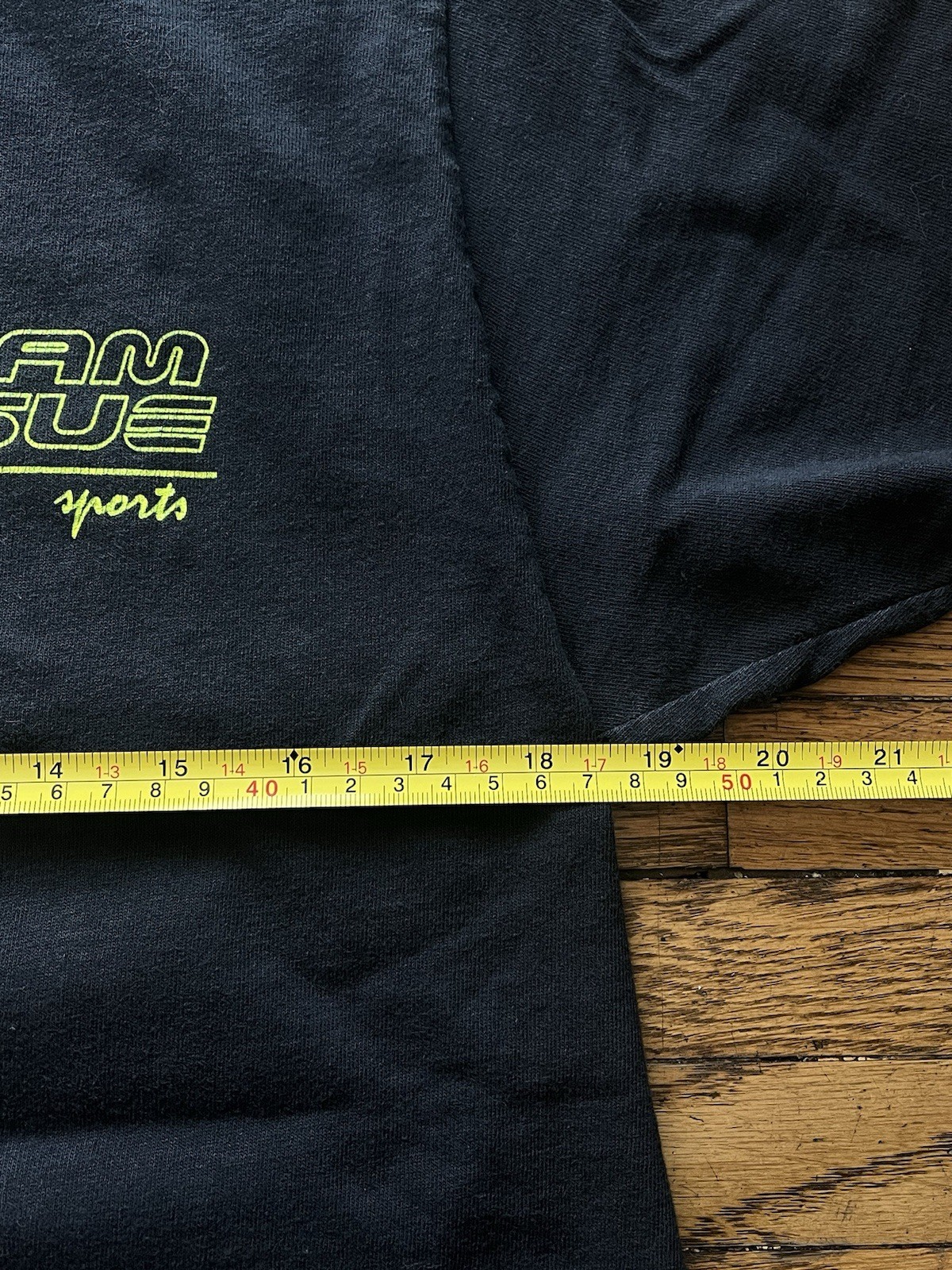 Vintage Team Issue Sports Warp Speed Bike Cycling 1992 Black T Shirt Medium gallery