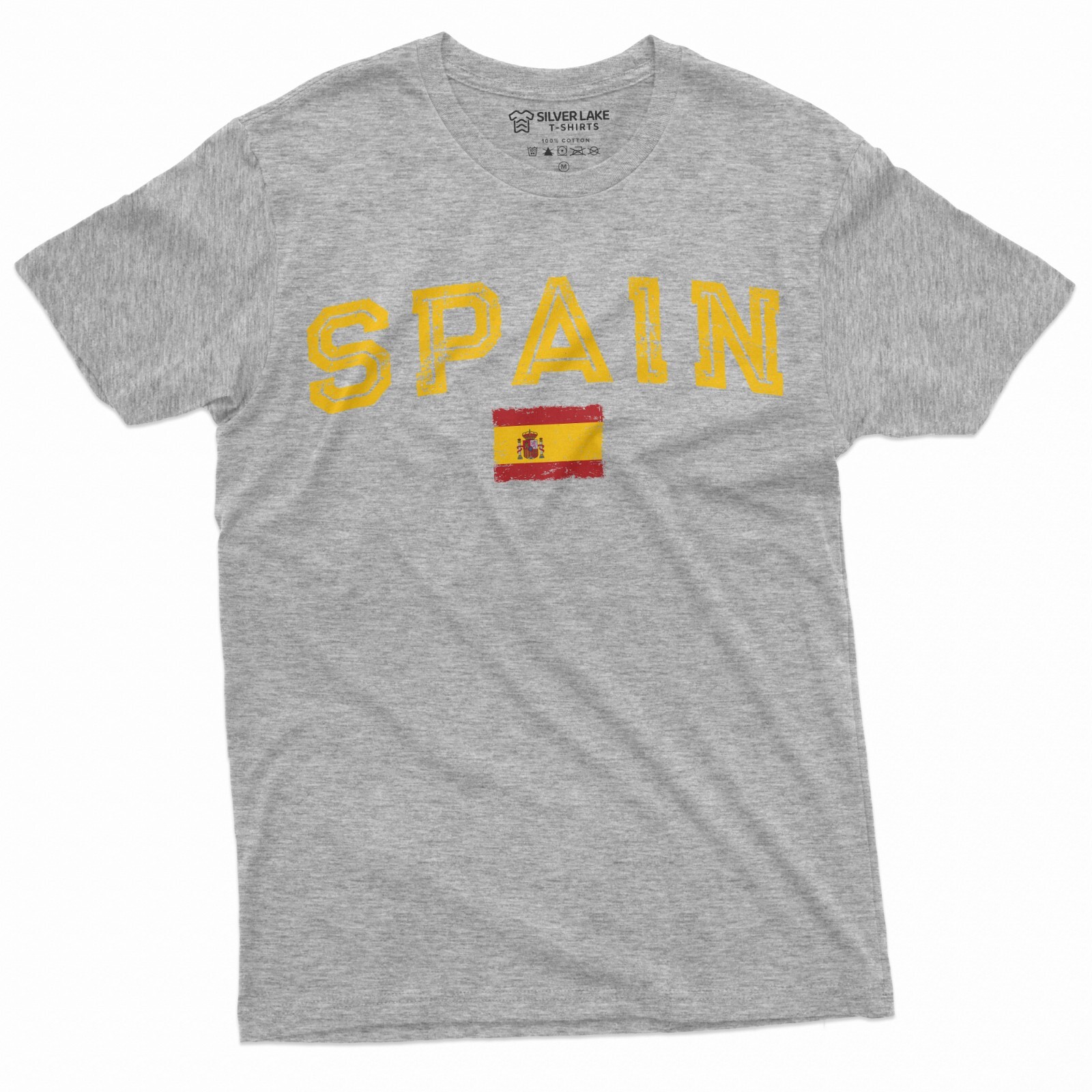 Spain España T-shirt Spanish Flag Coat of arms National Patriotic Tee Shirt Tee gallery