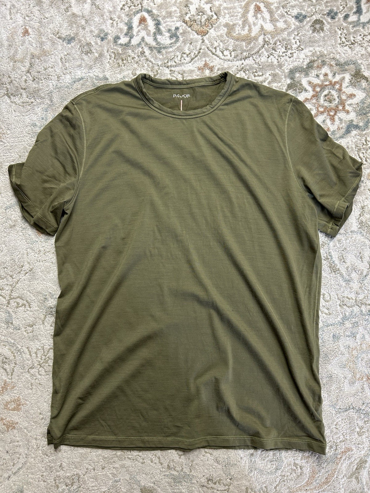 Proof Huckberry 72 Hour Merino Tee Shirt (Men’s Medium) Green
