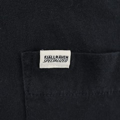 Fjallraven Specialized Pocket Zippered T-Shirt Black Short Sleeve Mens L