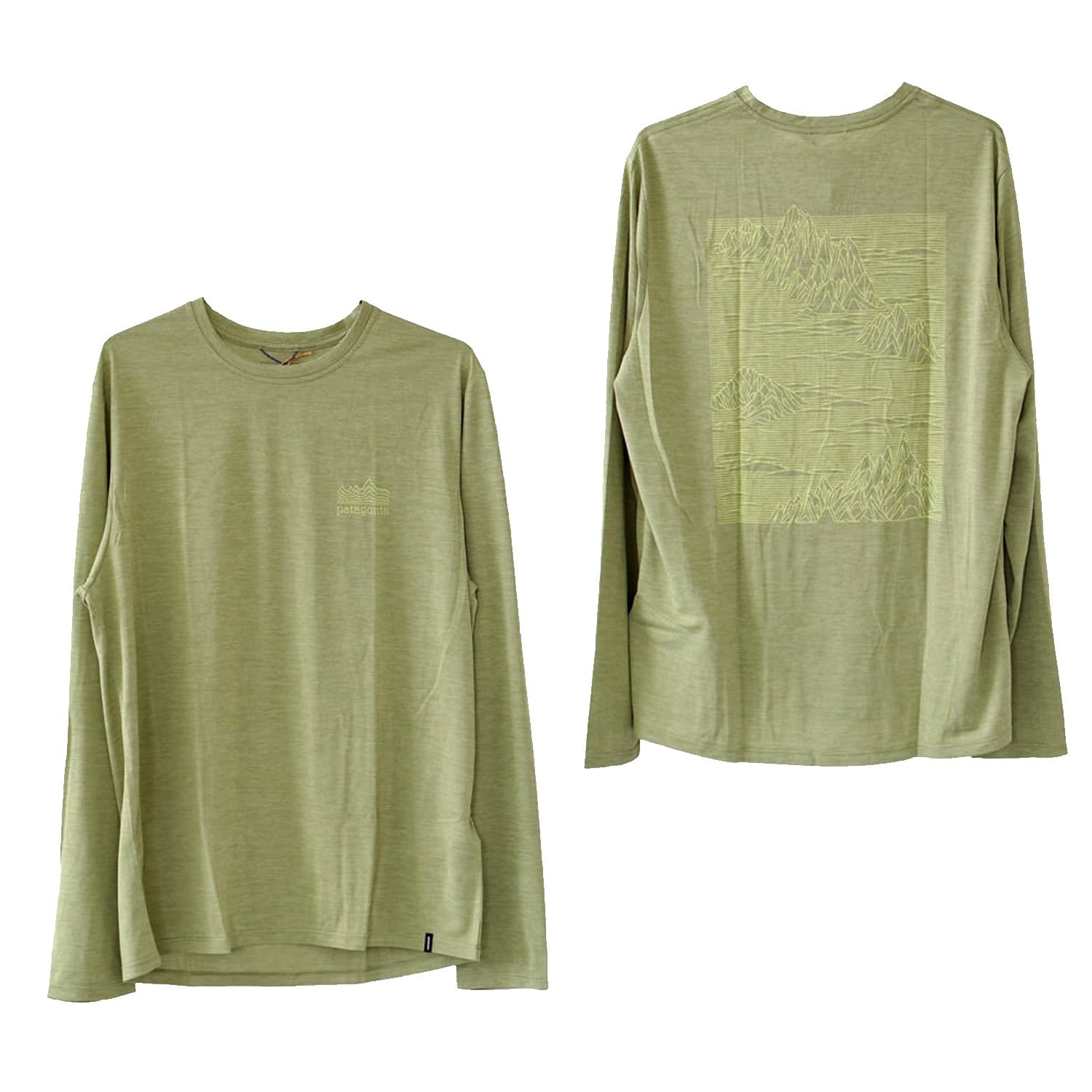 Patagonia Mens – Capilene Cool Daily Strataspire L/S T-shirt – Gumtree Green