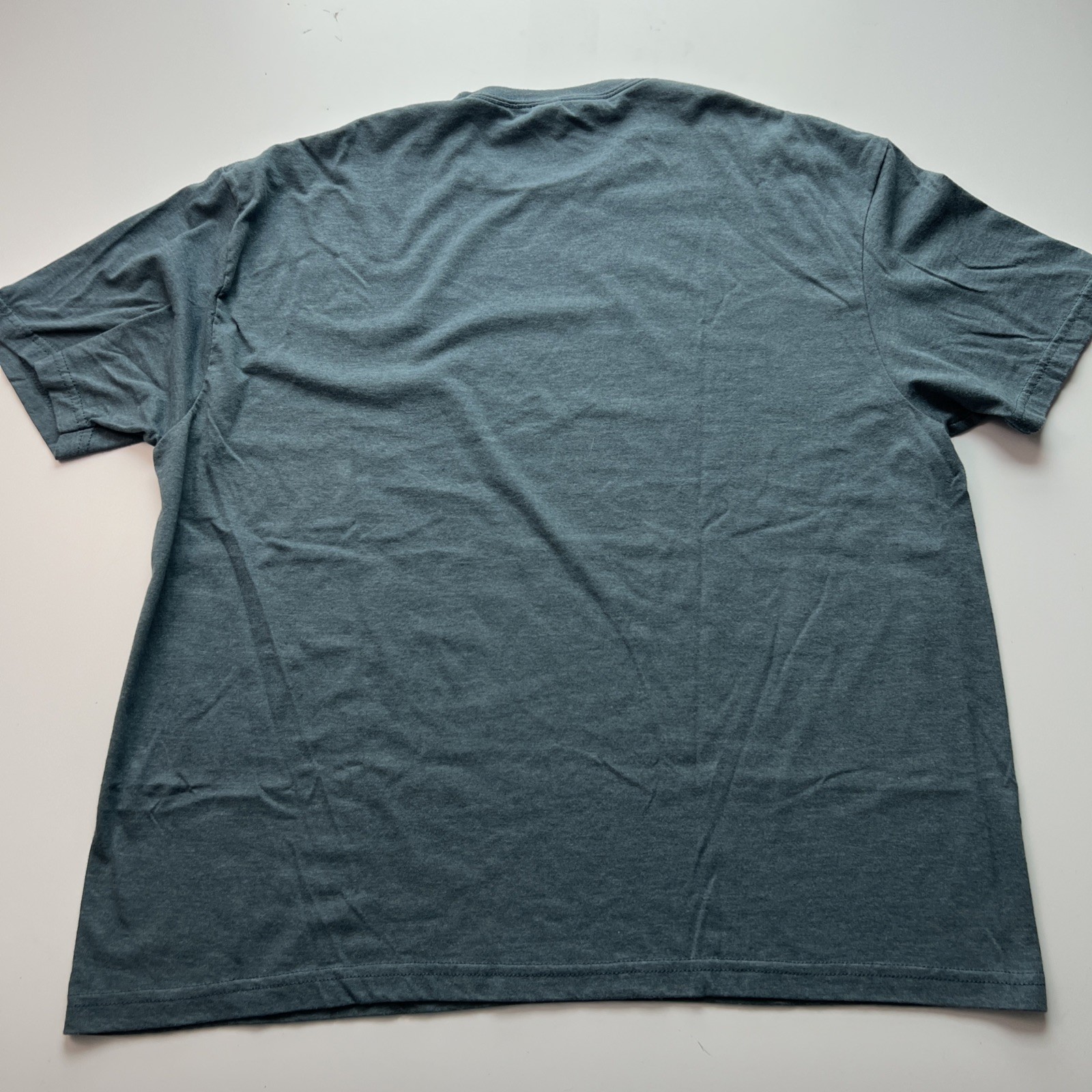 Poncho Outdoors T Shirt Men's XL Blue Logo Outdoor Hunting Fishing Tee - EUC gallery