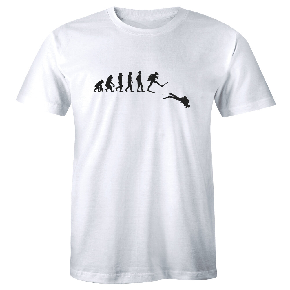 Scuba Diver Evolution Men’s T-Shirt Funny Scuba Diving Lover Cool Instructor Tee