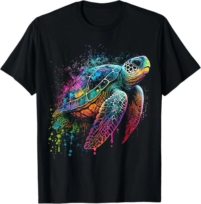 Sea Turtle Beach Lover Ocean Animal Graphic Novelty Women’s T-Shirt