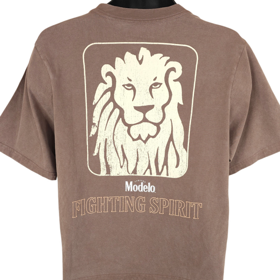 Modelo Especial T Shirt Mens Size Small Brown Beer Breweriana OVERSIZED Fit NEW gallery
