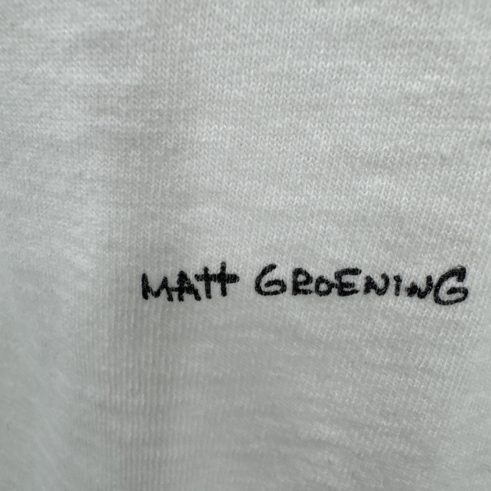 Vintage Bart Simpson T Shirt Single Stitched Changes Tag M Mega Print 1990 gallery