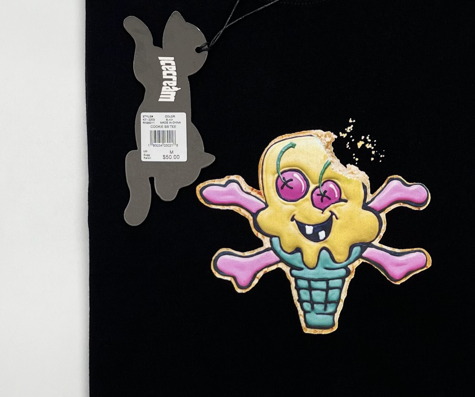 ICECREAM Cookie Short Sleeve T-Shirt Retail: $50 (NWT) gallery