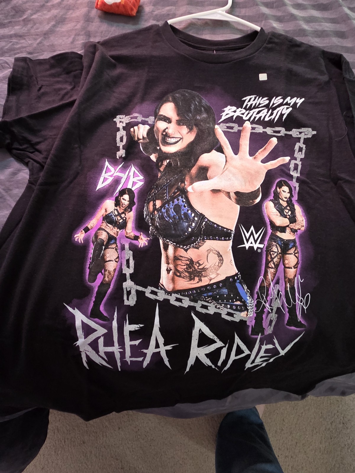 WWE Rhea Ripley Graphic T-Shirt, Size XL gallery