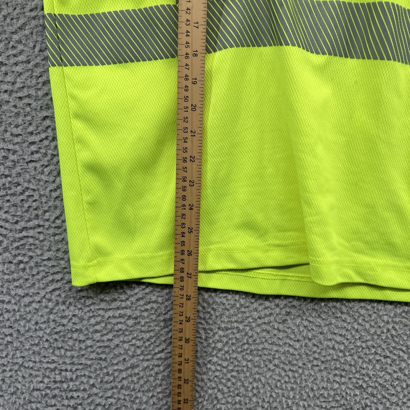 Carhartt Reflective Shirt Mens Medium Neon Yellow Pocket T High Visibility Work gallery