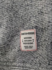 Smith and Rogue Shirt Small Sweatshirt Style Long Sleeve Gray Western Pullover