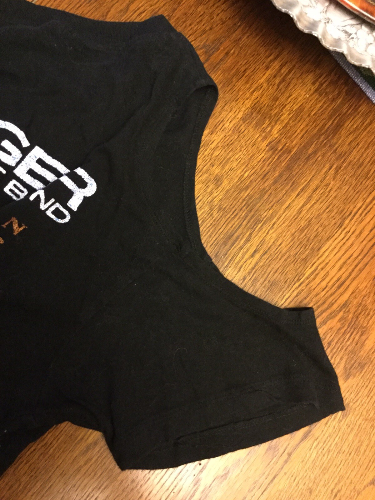 Bob Seger - “American Storm” Black Ladies Cold Shoulder Shirt. L. gallery